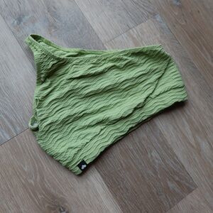 Booty by brabants one shoulder sports bra green